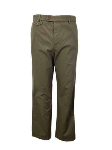 STEVEN ALAN Men's Green Reverseam Straight Leg Chinos Pants NWT