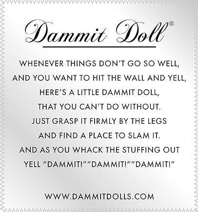 DAMMIT! DOLLS Orange Stress Relief Squishy Classic Octagon Doll Gag Gi –  Walk Into Fashion