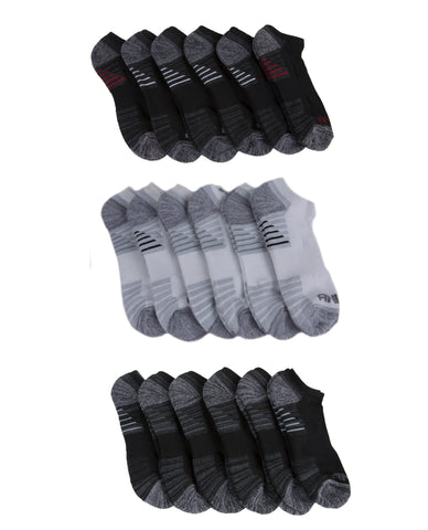 AND1 Men's 6 Pair Pro Platinum Low Cut Socks Sz 10-13 NEW