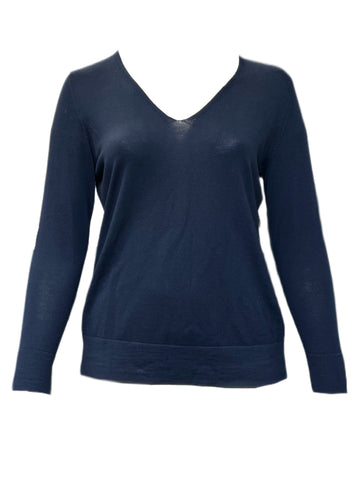 Marina Rinaldi Women's Navy Accento Knitted Sweater NWT