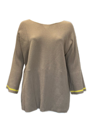 Marina Rinaldi Women's Brown Adesso Knitted Sweater Size XL NWT