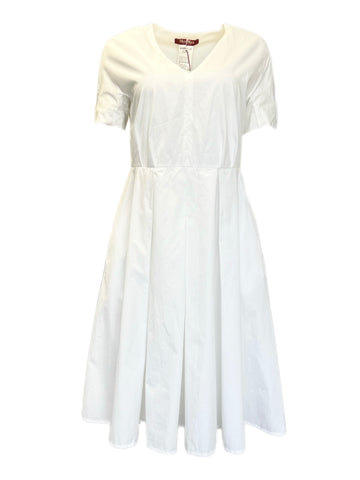 Max Mara Women's White Agre Shift Dress Size 10 NWT