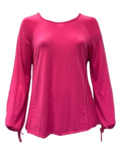 Marina Rinaldi Women's Pink Ametista Knitted Long Sleeves Sweater Size M NWT