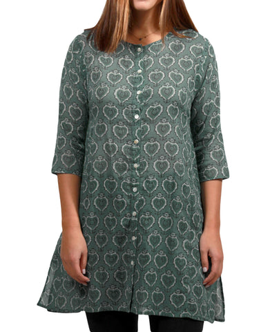 ROBERTA ROLLER RABBIT Women's Mint Anh Anu Kurta $125 NEW