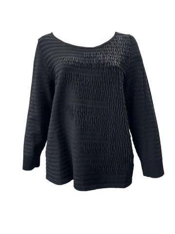 Marina Rinaldi Women's Black Antille Pullover Sweater NWT