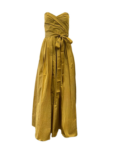 Max Mara Women's Yellow Anzio Maxi Dress NWT