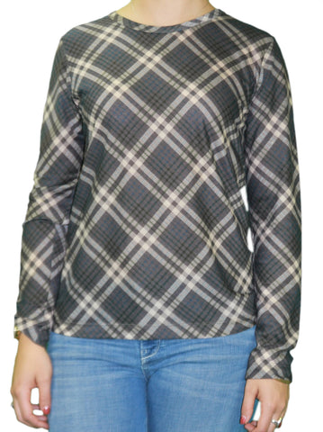 Lunn Women's Arielle Plaid Long Sleeve Top Duchesse