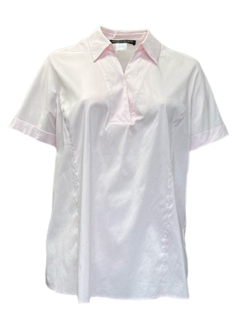 Marina Rinaldi Women's Pink Basilare Shirt NWT