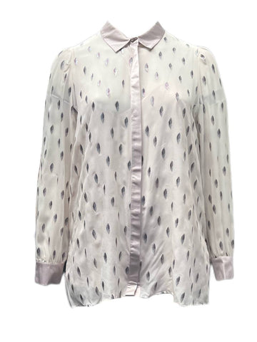 Marina Rinaldi Women's Pink Benefico Button Down Shirt NWT