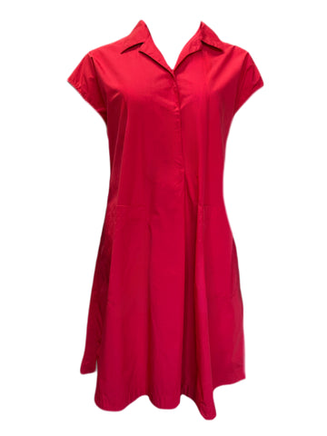 Max Mara Women's Red Benny A Line Dress Size 4 NWT