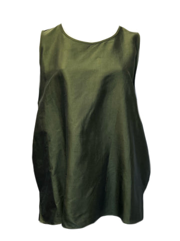 Marina Rinaldi Women's Green Biscotto Pullover Blouse Size 22W/31 NWT