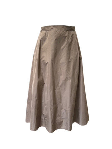 Marina Rinaldi Women's Beige Candela Straight Skirt NWT