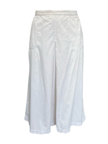 Marina Rinaldi Women's Ivory Candore Button Closure Skirt NWT