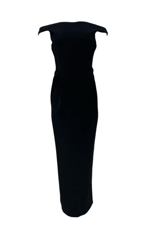 Max Mara Women's Black Cele Evening Gowns Maxi Dress NWT