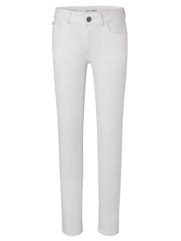 DL1961 Women's Snow Chloe Mid Rise Instasculpt Skinny Jeans NWT