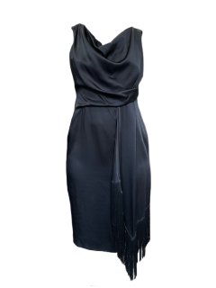 Marina Rinaldi Women's Black Desideri Zipper Closure Shift Dress Size 12W/21 NWT