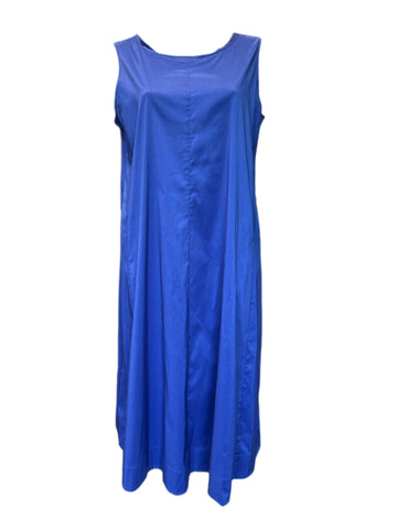 Marina Rinaldi Women's Blue Dicitura Sleeveless Maxi Dress Size 18W/27 NWT