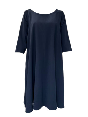 Marina Rinaldi Women's Navy Drop Shift Dress Size 16W/25 NWT