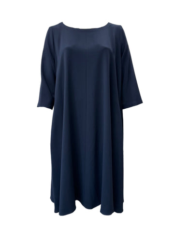 Marina Rinaldi Women's Navy Drop Shift Dress NWT