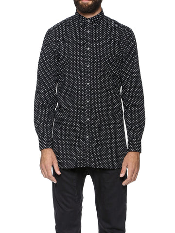 ZANEROBE Men's Black Fly Print Eight Foot Shirt $119 NWT