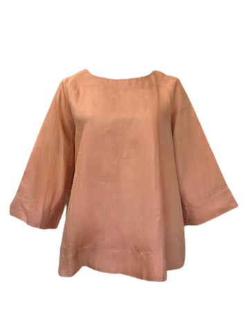 Marina Rinaldi Women's Orange Fenicia Flax Top Size 20W/29 NWT