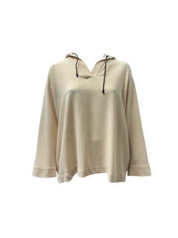 Marina Rinaldi Women's Beige Fiordo Pullover Shirt NWT