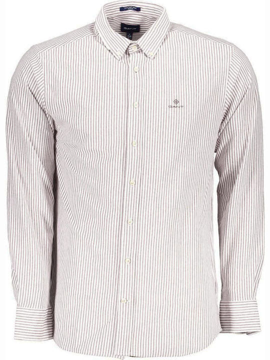 GANT Dry Sand Tech Prep Pique Stripe Button Down Shirt 3003460 Size Medium