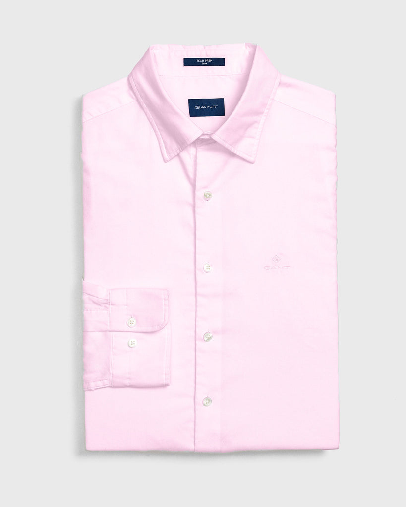 GANT Barley Pink Slim Fit Plain Hidden Button Down Shirt 3005132 Size M NWT