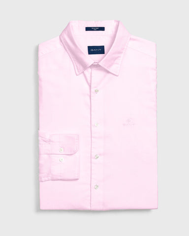 GANT Barley Pink Slim Fit Plain Hidden Button Down Shirt 3005132 Size M NWT