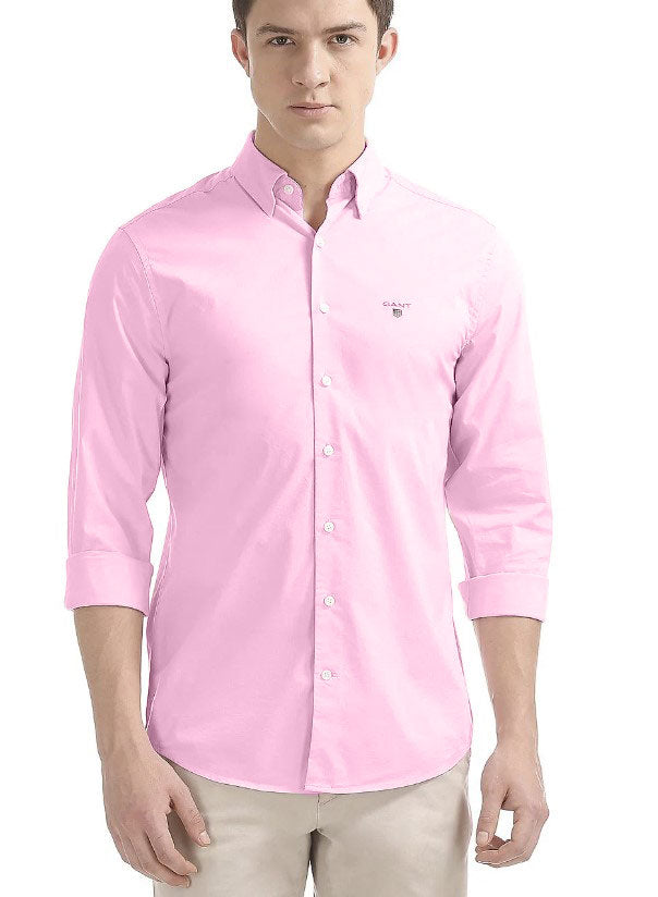 GANT Men's California Pink Tech Prep Broadcloth Button Down Shirt 3008330 Size M