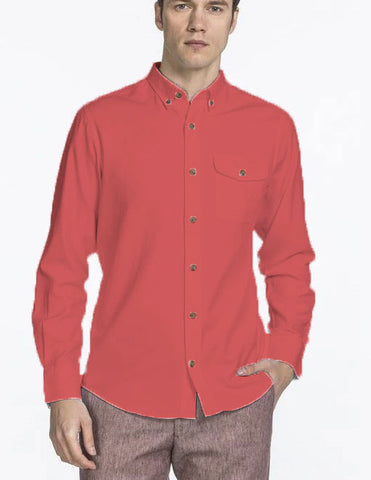 GANT Cardinal Red Twill Button Down Shirt 3014130 Size Medium NWT