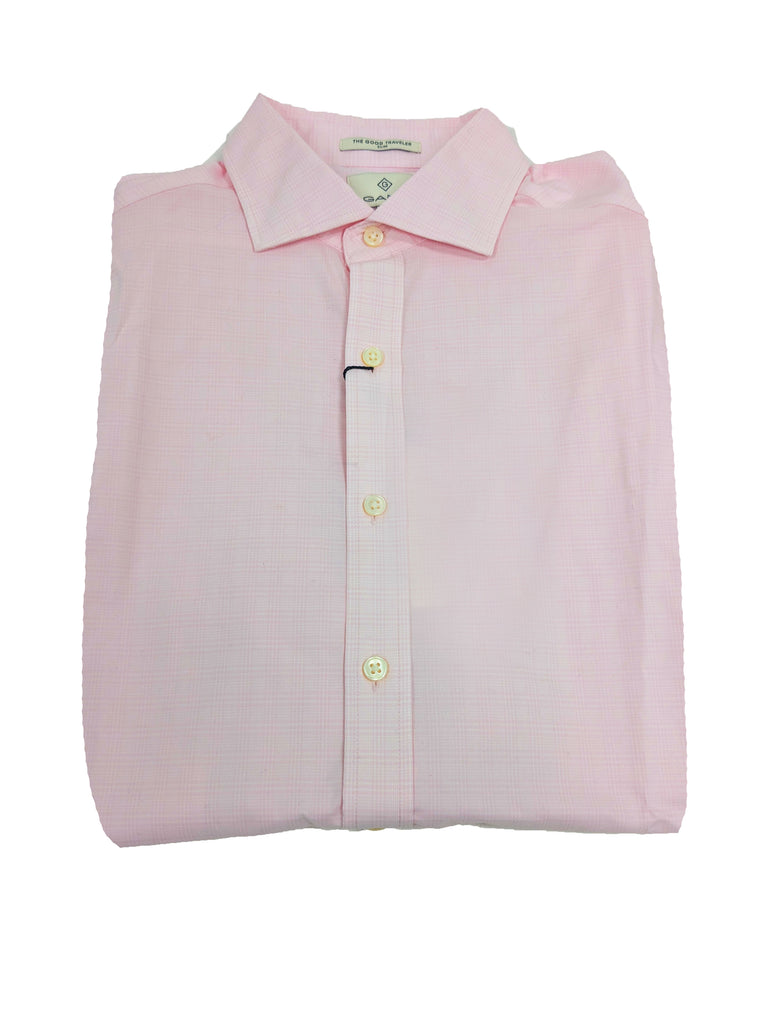 GANT DIAMOND G Shadow Rose Stretch Broadcloth Slim Shirt 3053606 Size M