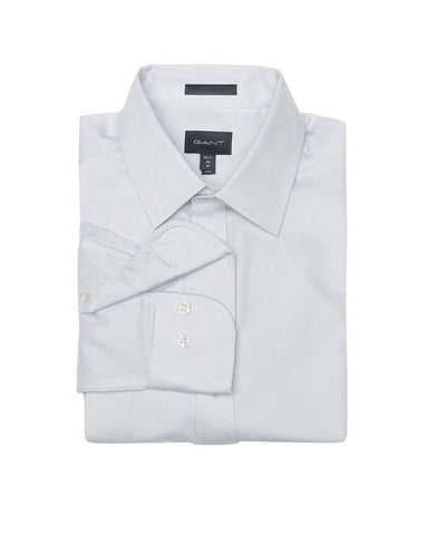 GANT White Stretch Sateen Town Collar Button Up Shirt 3058404 Size M NWT