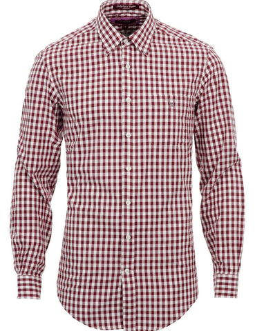 GANT Carpet Red Lobby Oxford Gingham Button Down Shirt 351520 Size Medium