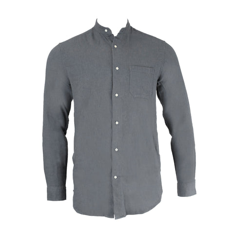 GANT RUGGER Men's Grey Melange Long Shirt 3081130 Size Medium