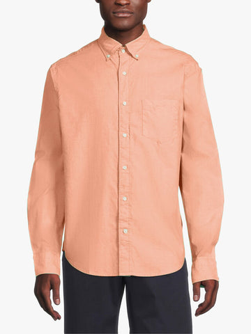 GANT Crispy Peach Color Oxford Fitted Button Down Shirt 348852 Size Medium