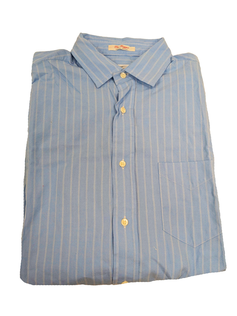 GANT RUGGER Men's Light Sky Dreamy Oxford Shirt 351050 Size Medium