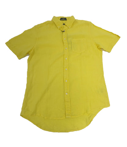 GANT Clear Yellow The Fitted Linen Button Down Shirt 393103 Size M NWT