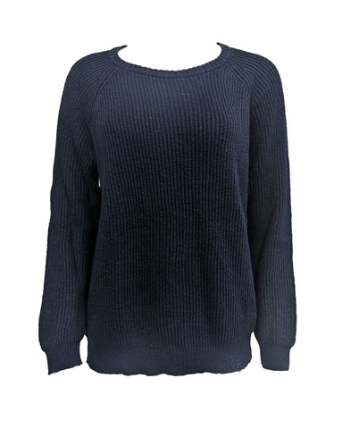 GANT RUGGER Women's Navy Cotton Marisa Sweater 488808