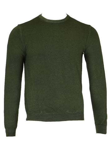 GANT Men's Moss Green O2 Washed Merino Crew Neck Sweater 88561 $170 NWT