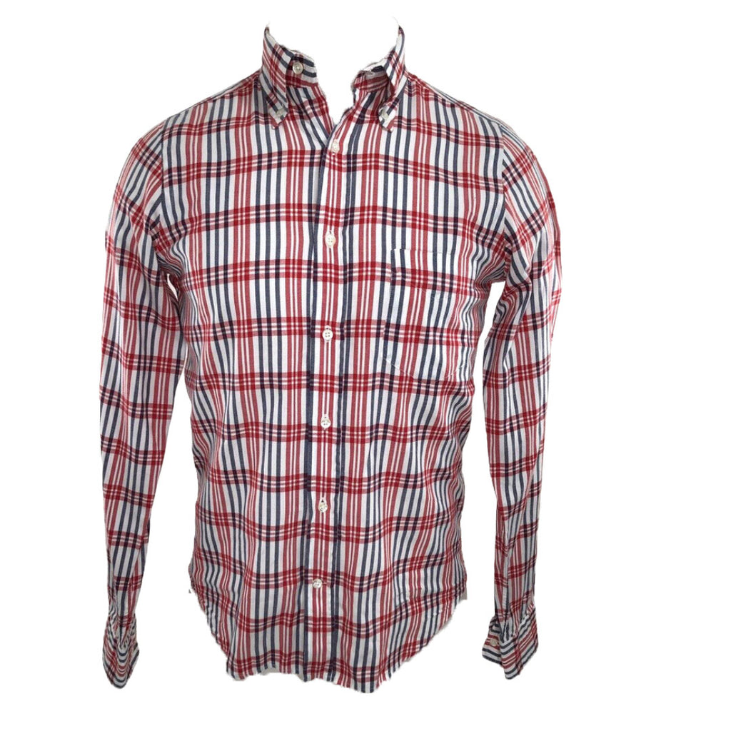 GANT RUGGER Men's Classic Red Windblown Oxford Shirt 344090 Size Small