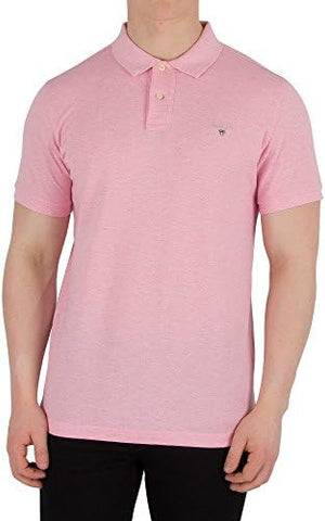 GANT Men's Light Pink Original Pique Short Sleeve Rugger Polo 2201 Size M NWT