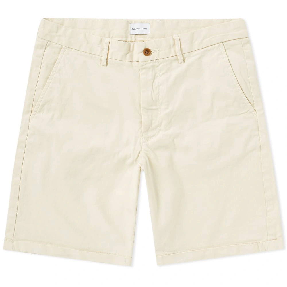 GANT RUGGER Men's Ecru Chino Shorts 28000 Size 31 NWT