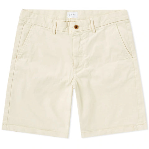 GANT RUGGER Men's Ecru Chino Shorts 28000 Size 31 NWT