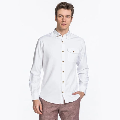 GANT Eggshell White Twill Button Down Shirt 3014130 Size Medium NWT