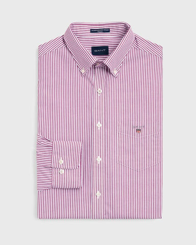 GANT Purple Broadcloth Banker Button Down Shirt 3046500 Size M NWT