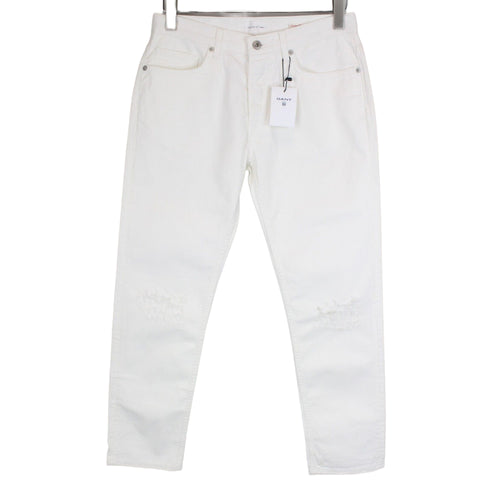 GANT RUGGER Women's Off White Slacker Jeans 410158 $195 NWT