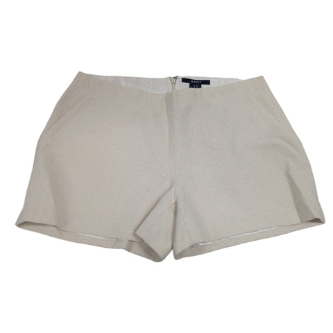 GANT Women's Putty Hopsack Back Zipper Shorts 420338 $198 NWT