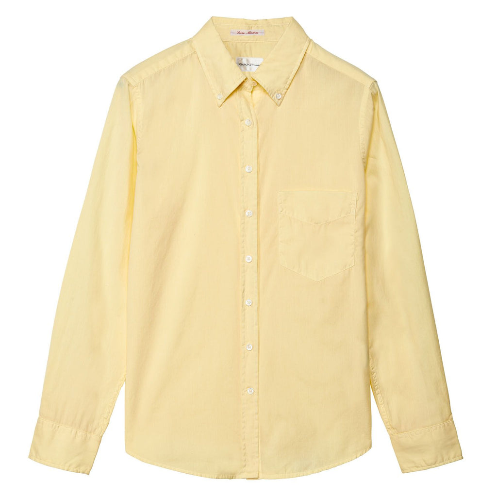 GANT RUGGER  Women's Lemon Luxe Madras Button Down Shirt 450881