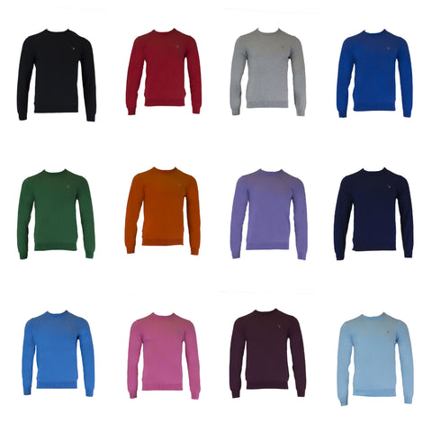 Gant Men's Stretch Cotton Crew Neck Sweater